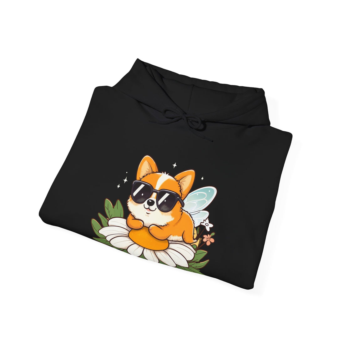 Corgi in Sunglasses Hoodie