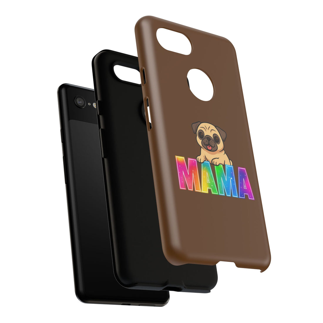 Colorful Pug Mama Phone Case
