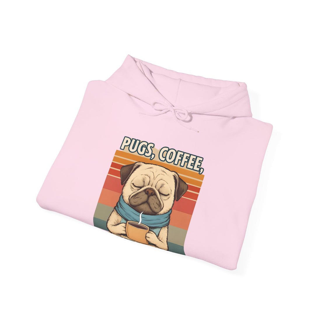 Pug Love Coffee Hoodie