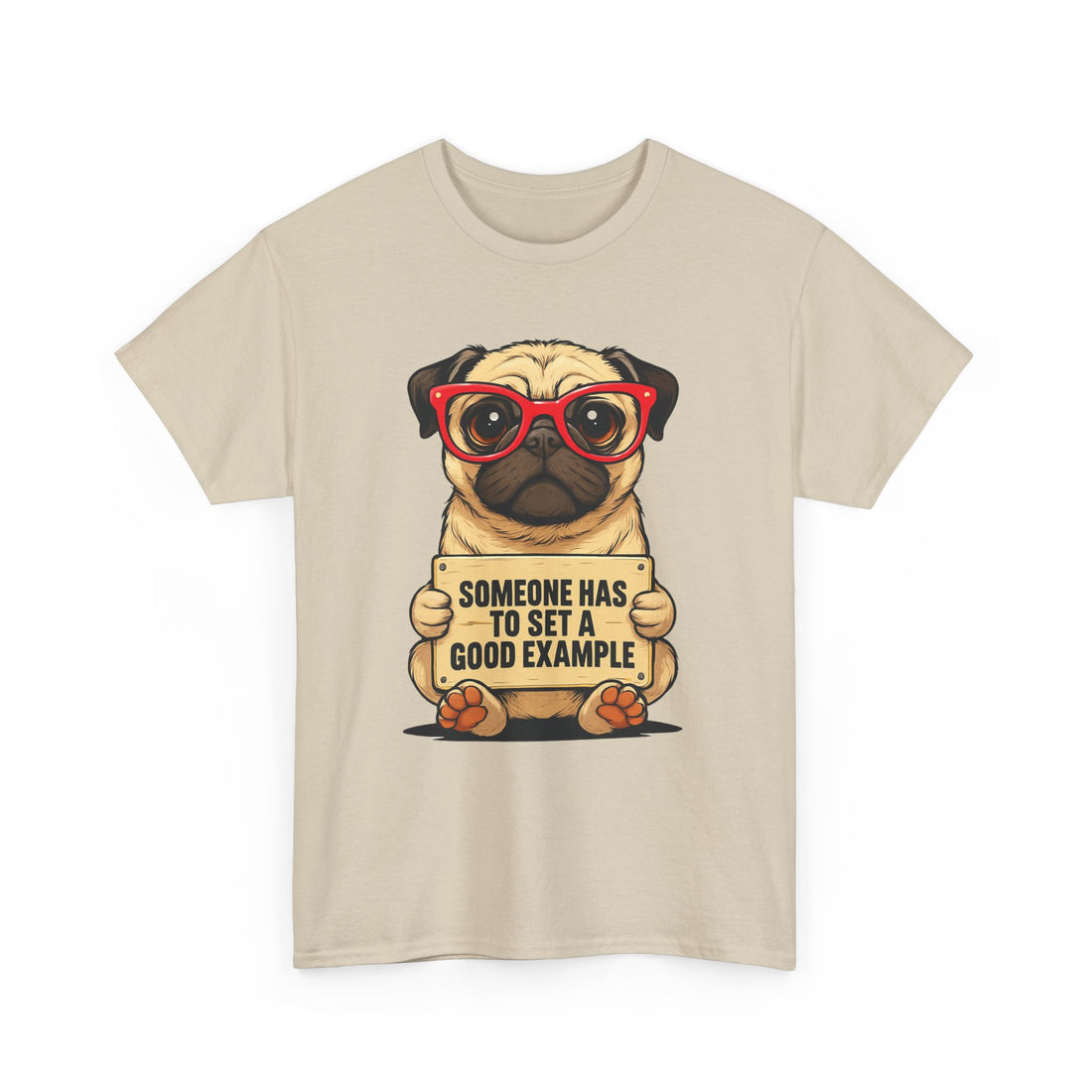 Pug Motivational Tee, Funny Dog T-Shirt