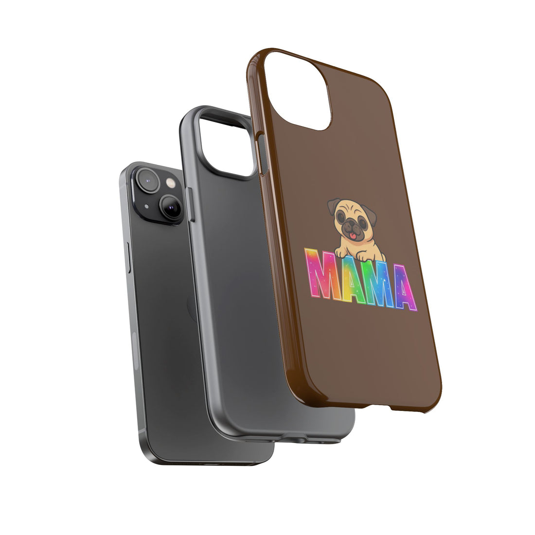 Colorful Pug Mama Phone Case
