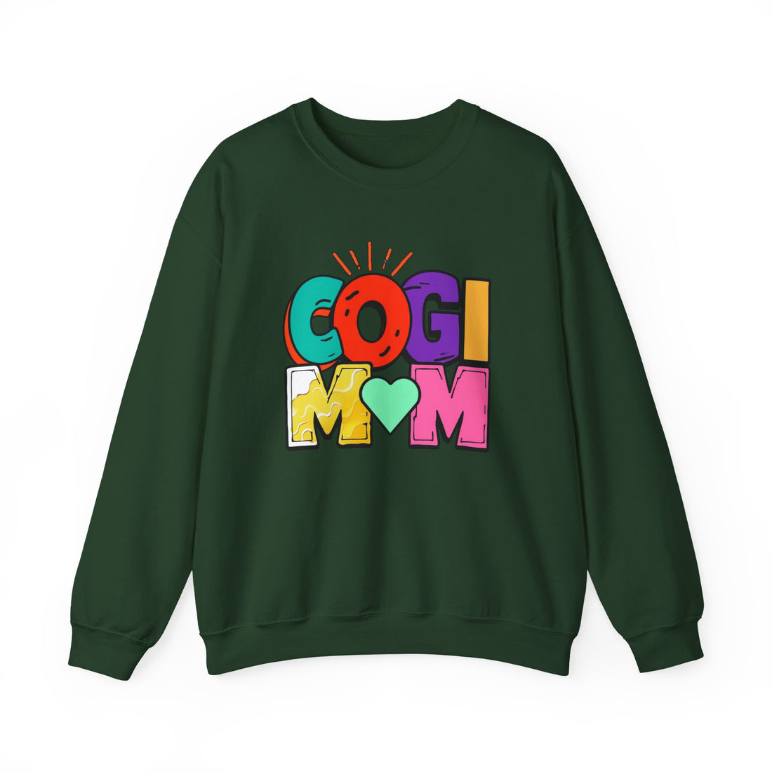 Colorful COGI MOM Crewneck Sweatshirt