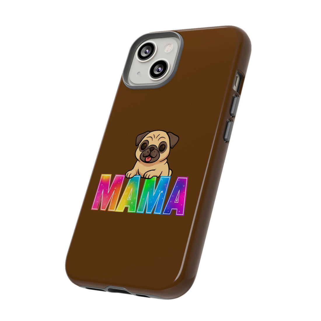Colorful Pug Mama Phone Case