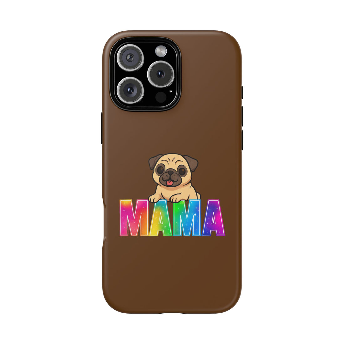 Colorful Pug Mama Phone Case