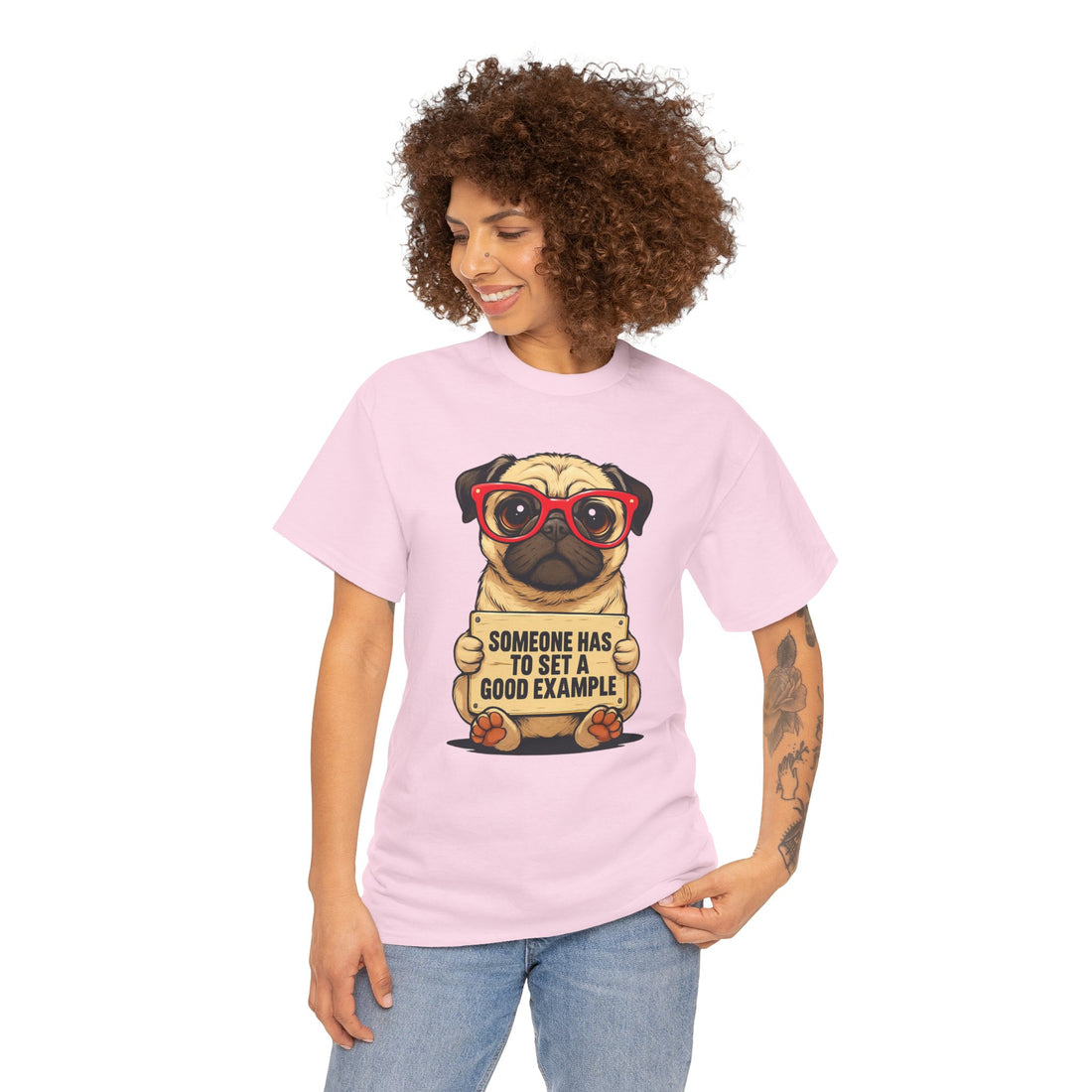 Pug Motivational Tee, Funny Dog T-Shirt