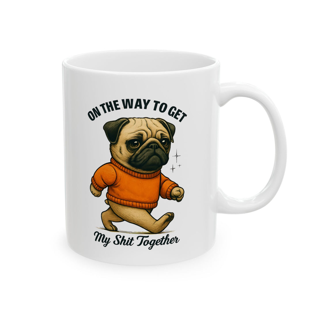Whimsical Coffee Mug with Playful Animal Design