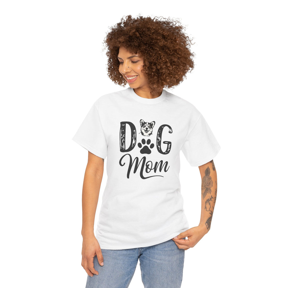 Dog Mom Unisex Heavy Cotton Tee