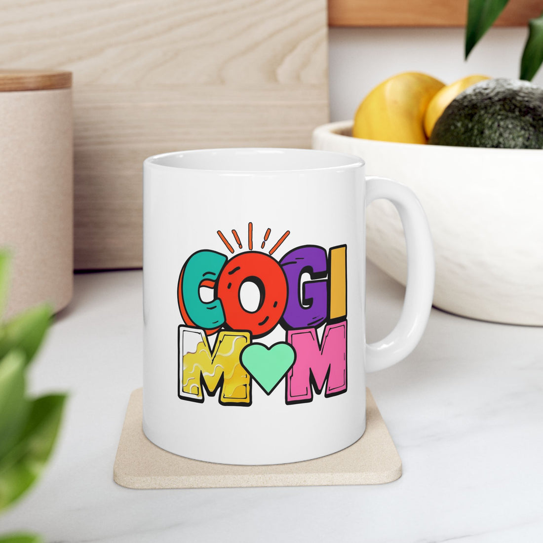 Colorful Ceramic Mug for Super Moms
