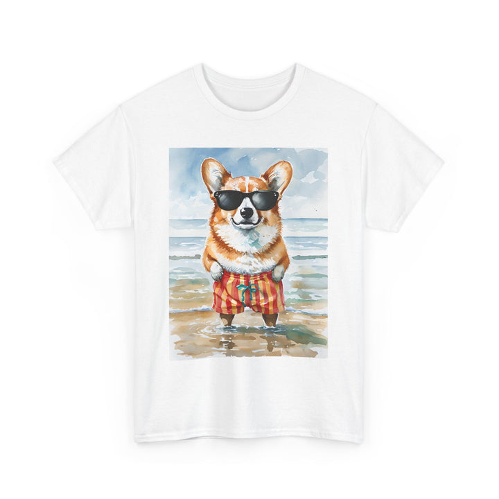 Cool Corgi Beach Tee
