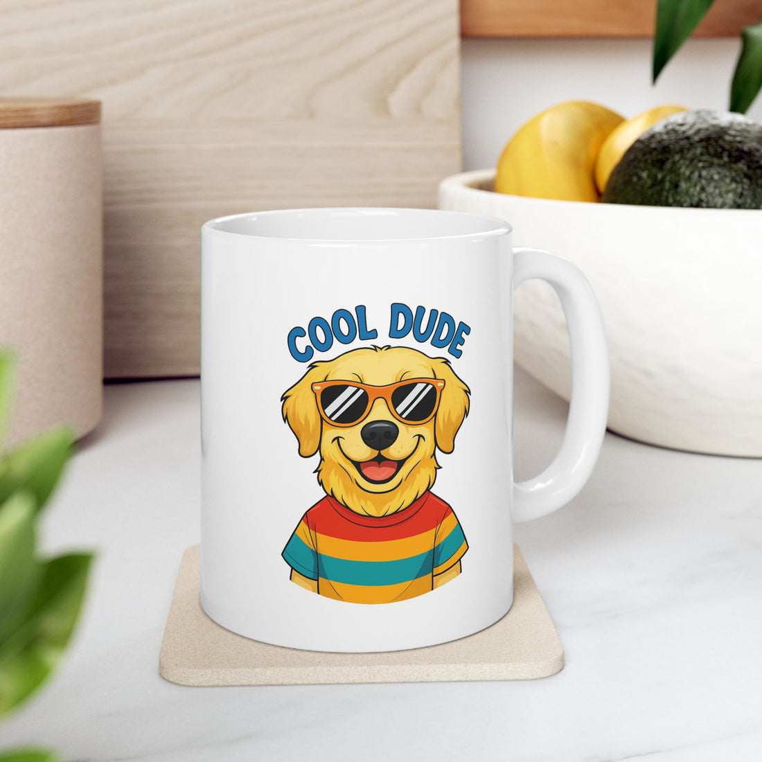 Colorful Dog Lover Ceramic Mug