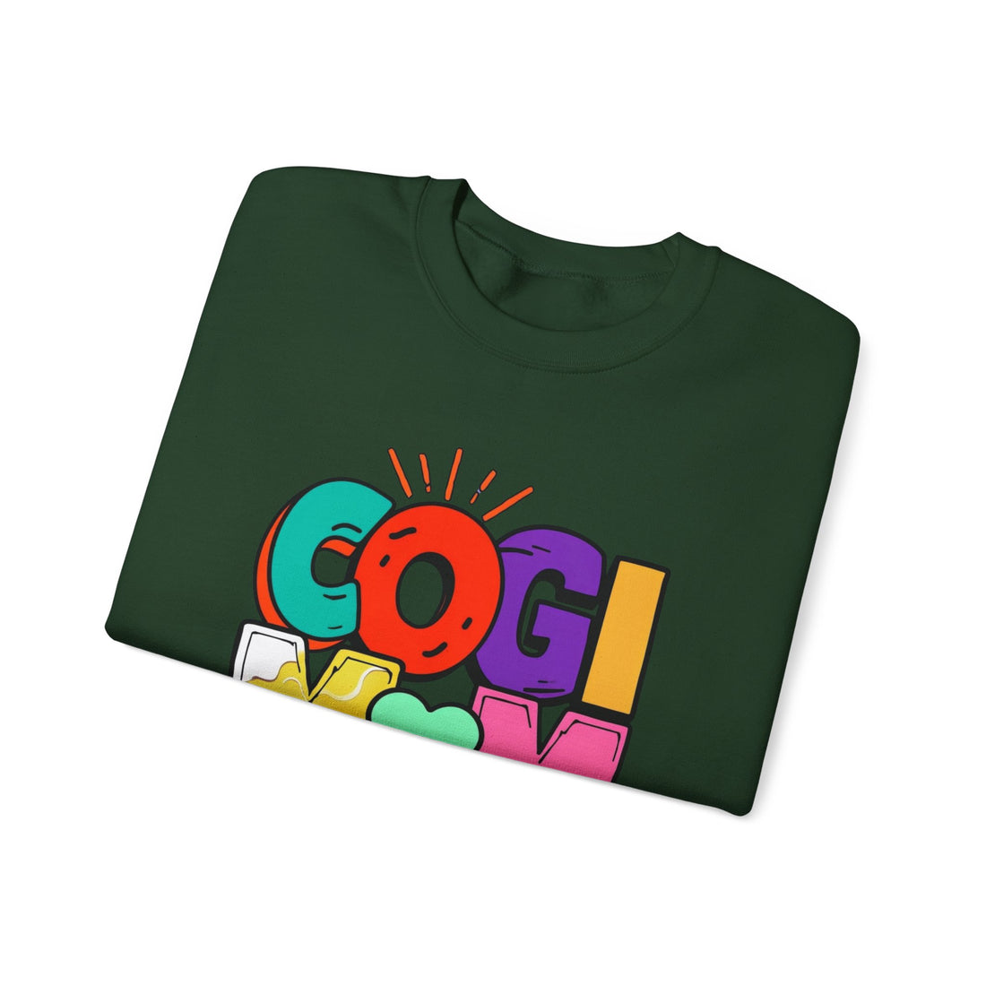 Colorful COGI MOM Crewneck Sweatshirt