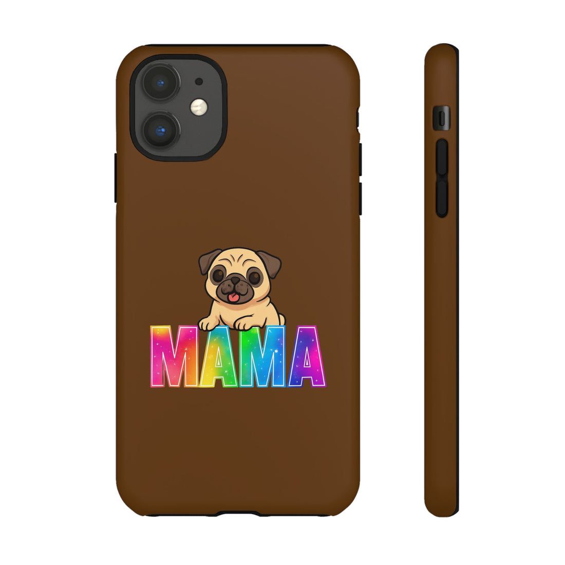 Colorful Pug Mama Phone Case