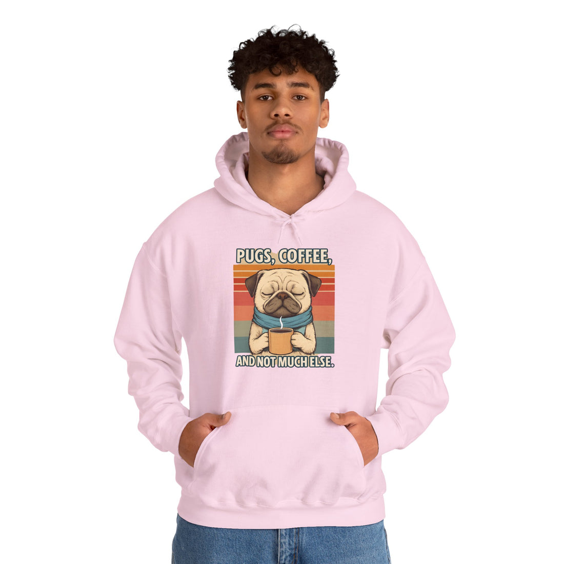 Pug Love Coffee Hoodie