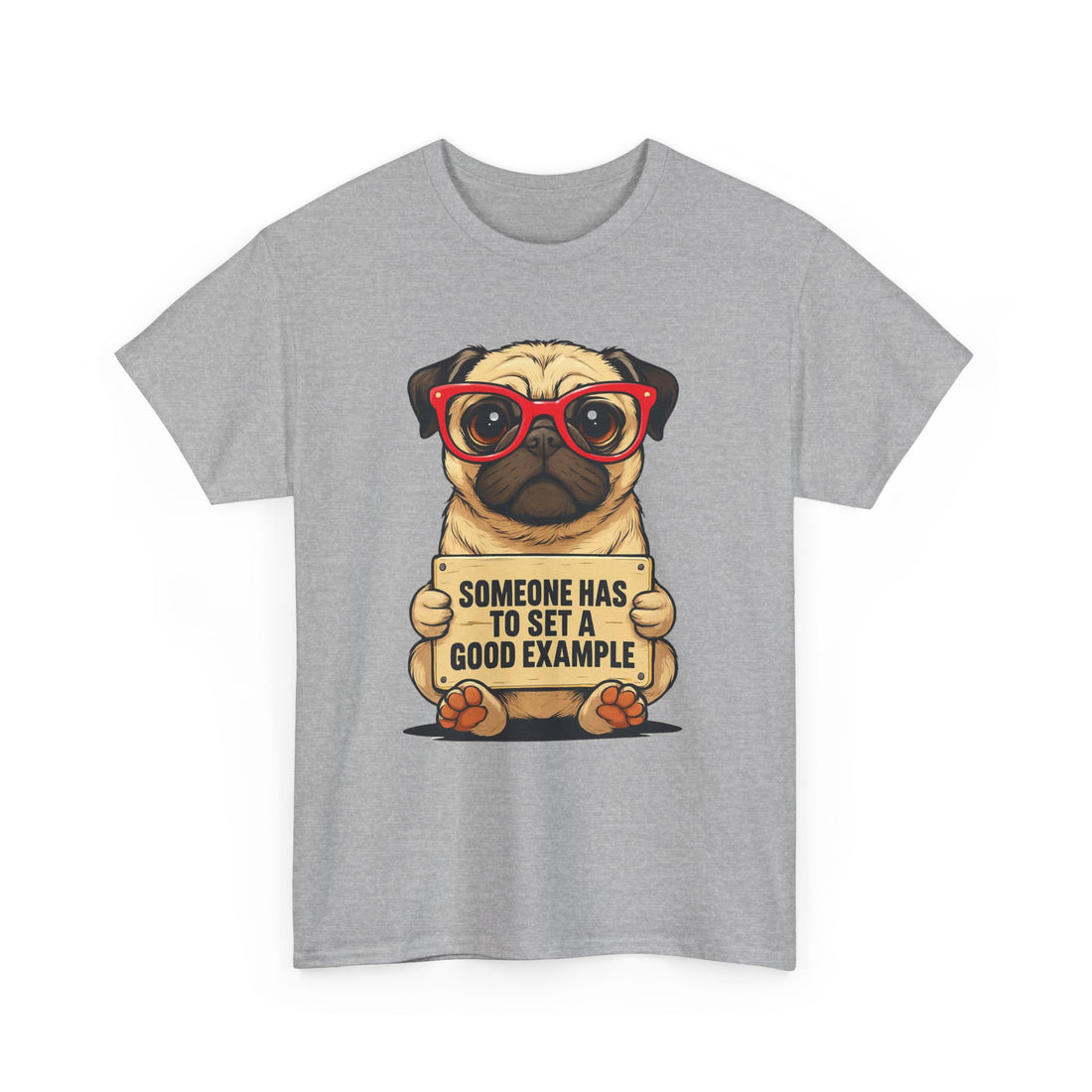 Pug Motivational Tee, Funny Dog T-Shirt