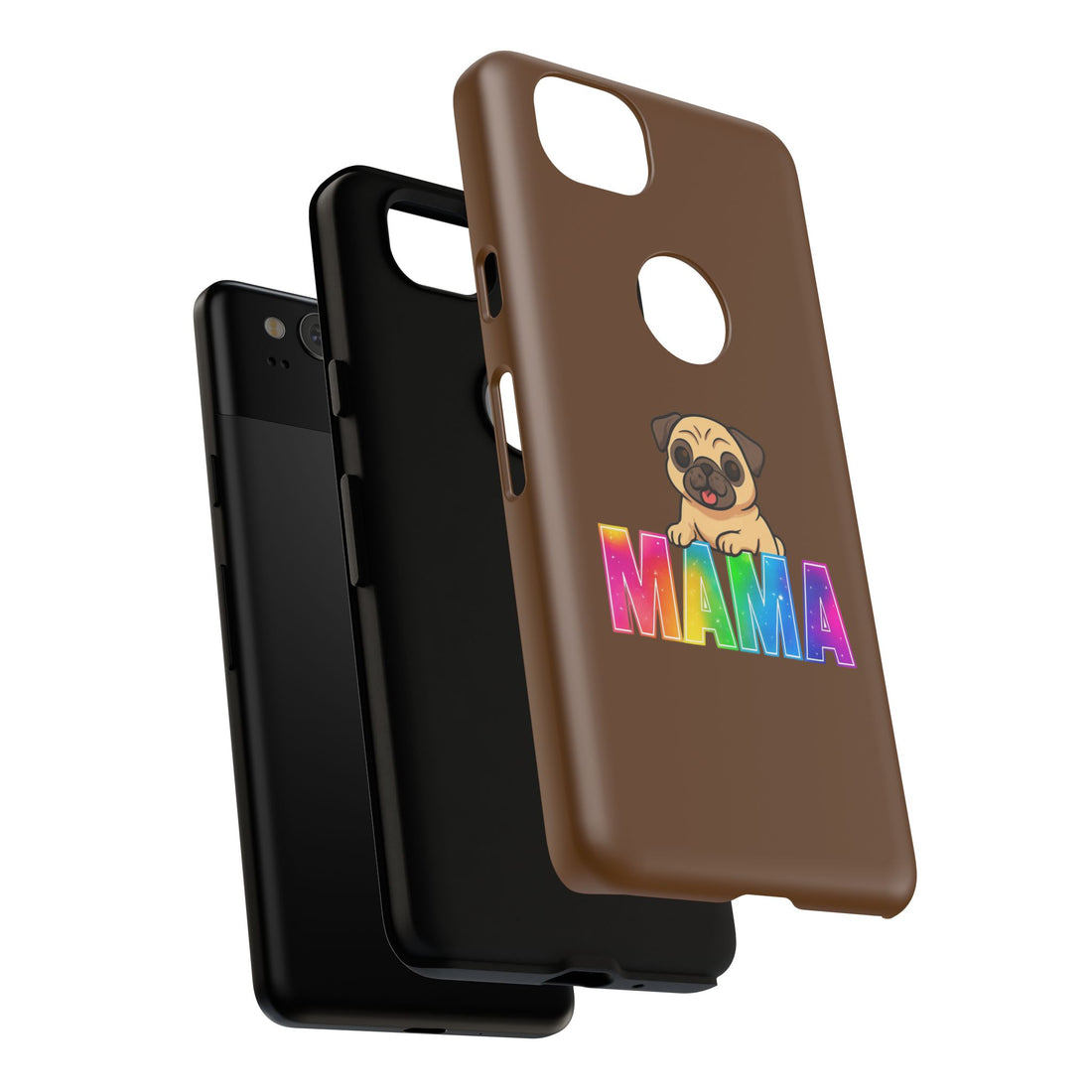 Colorful Pug Mama Phone Case