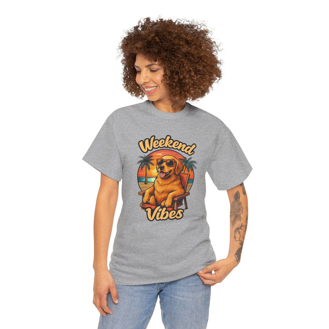 Weekend Vibes Unisex Heavy Cotton Tee