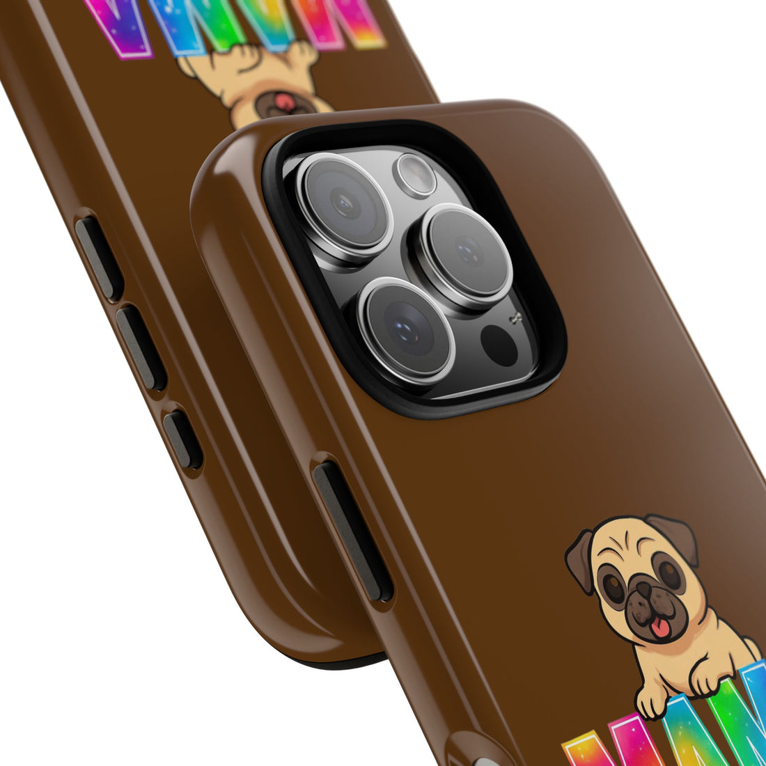 Colorful Pug Mama Phone Case