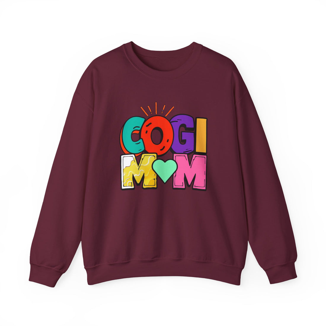 Colorful COGI MOM Crewneck Sweatshirt