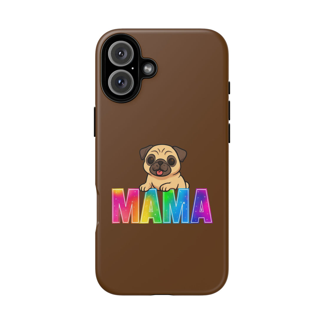 Colorful Pug Mama Phone Case