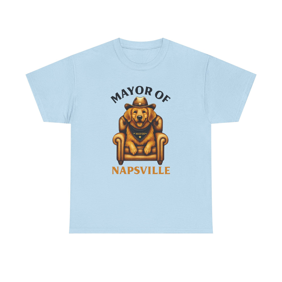 Funny Dog Lover Tee, Mayor of Napsville T-Shirt