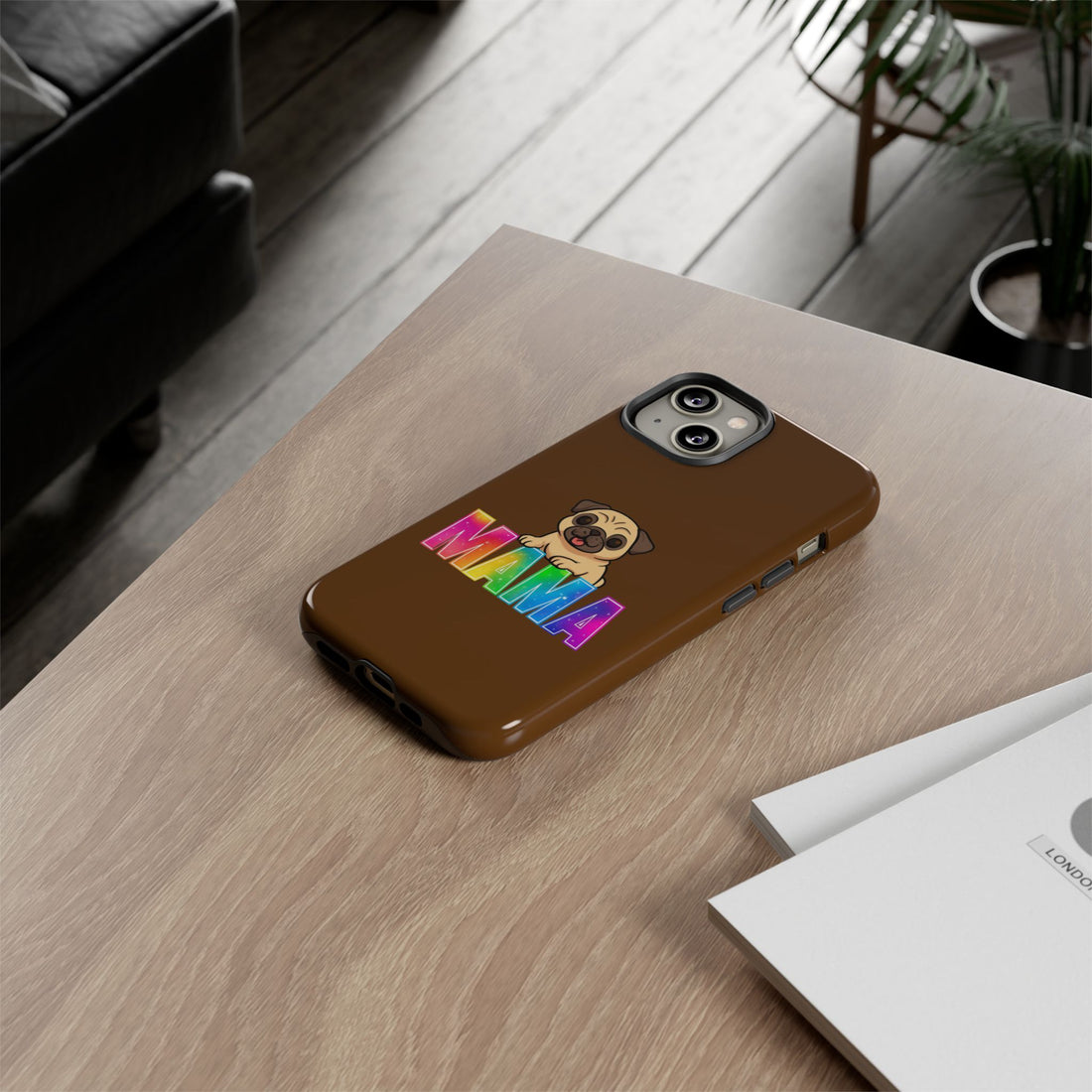 Colorful Pug Mama Phone Case