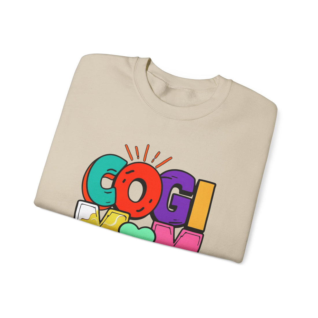 Colorful COGI MOM Crewneck Sweatshirt