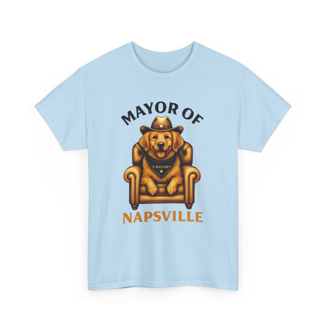 Funny Dog Lover Tee, Mayor of Napsville T-Shirt