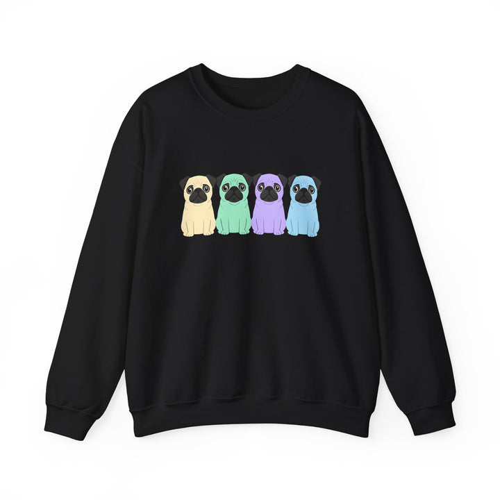 Colorful Pug Sweatshirt for Dog Lovers