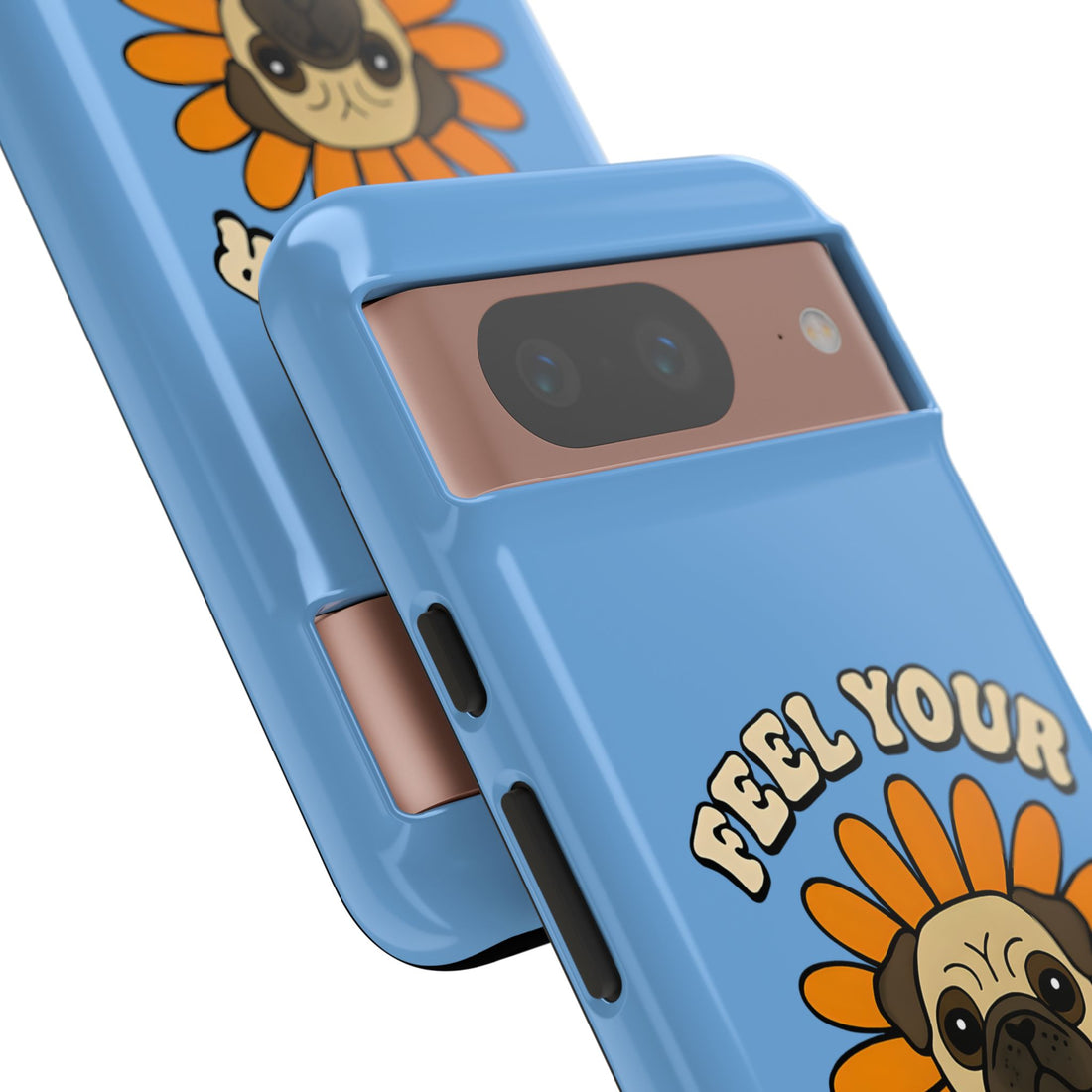 Feel Your Feels Cute Pug Phone Case