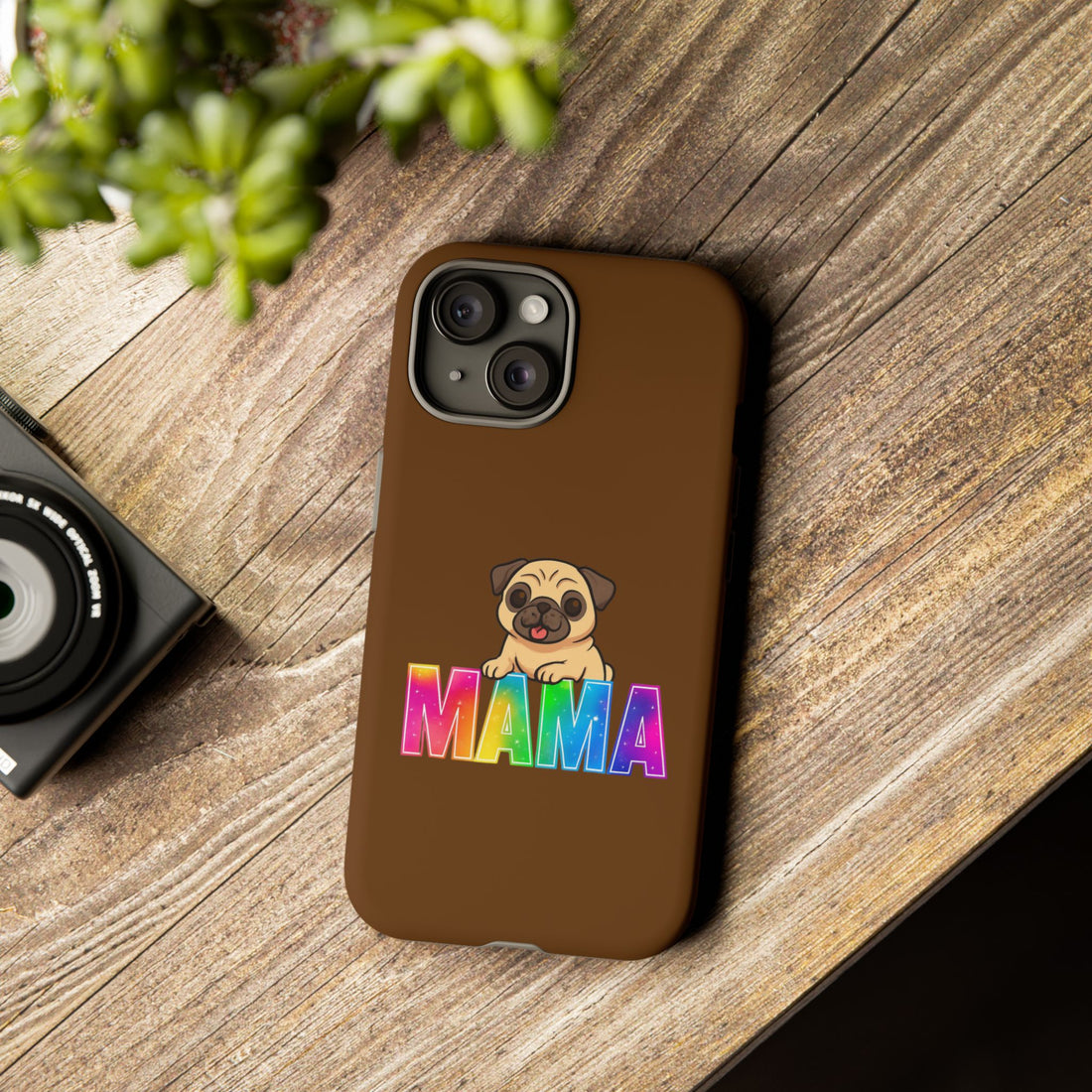 Colorful Pug Mama Phone Case