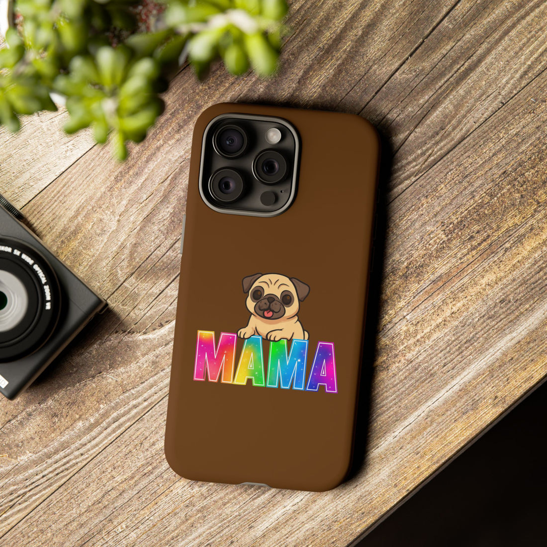 Colorful Pug Mama Phone Case