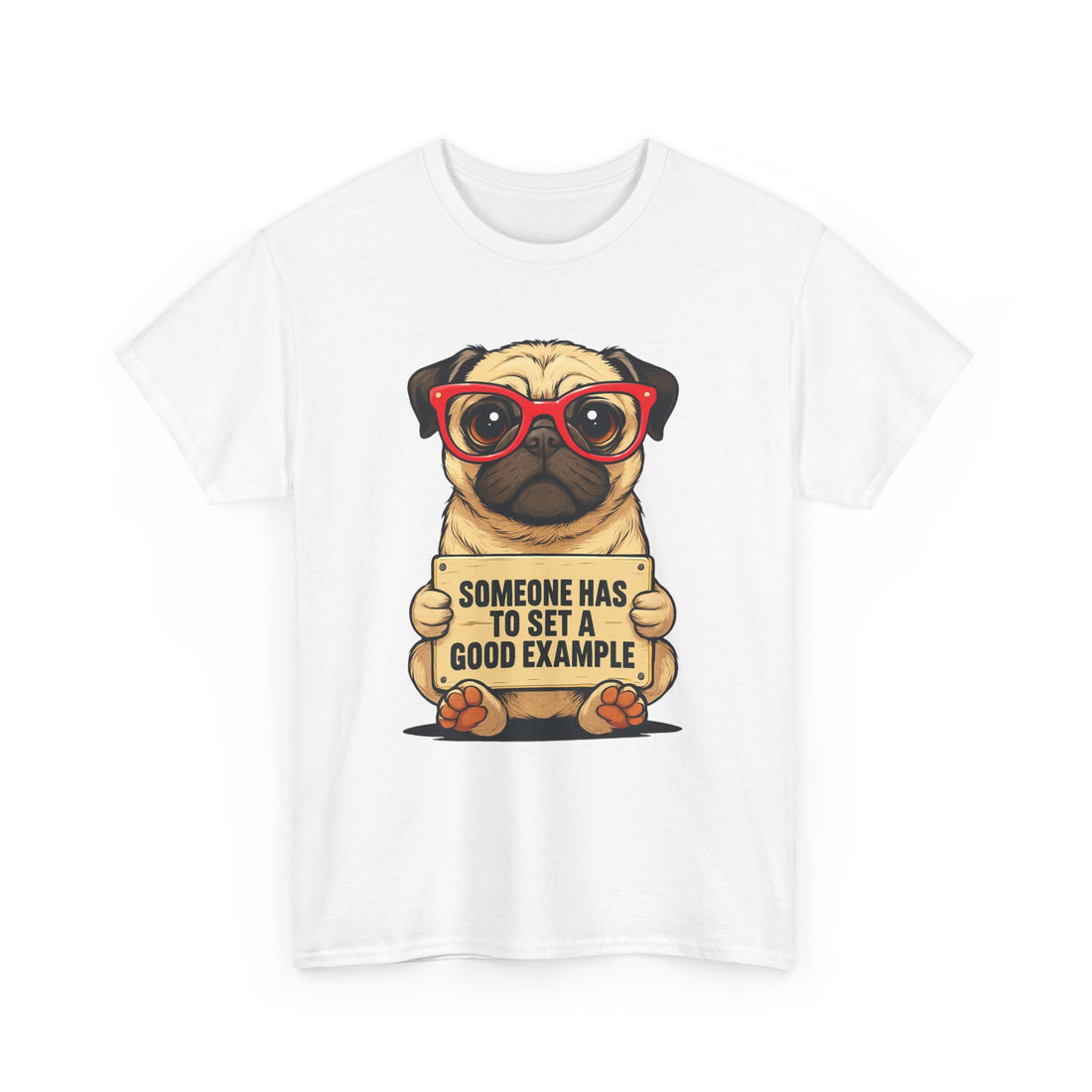 Pug Motivational Tee, Funny Dog T-Shirt