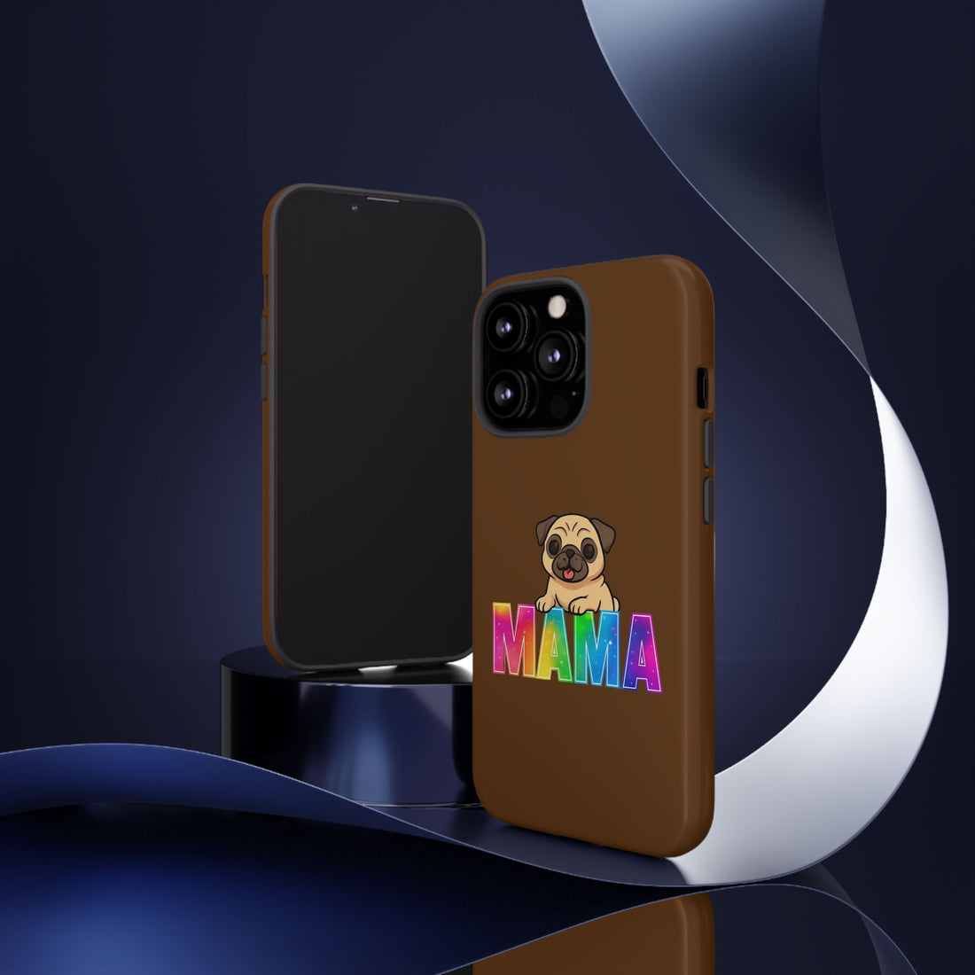 Colorful Pug Mama Phone Case