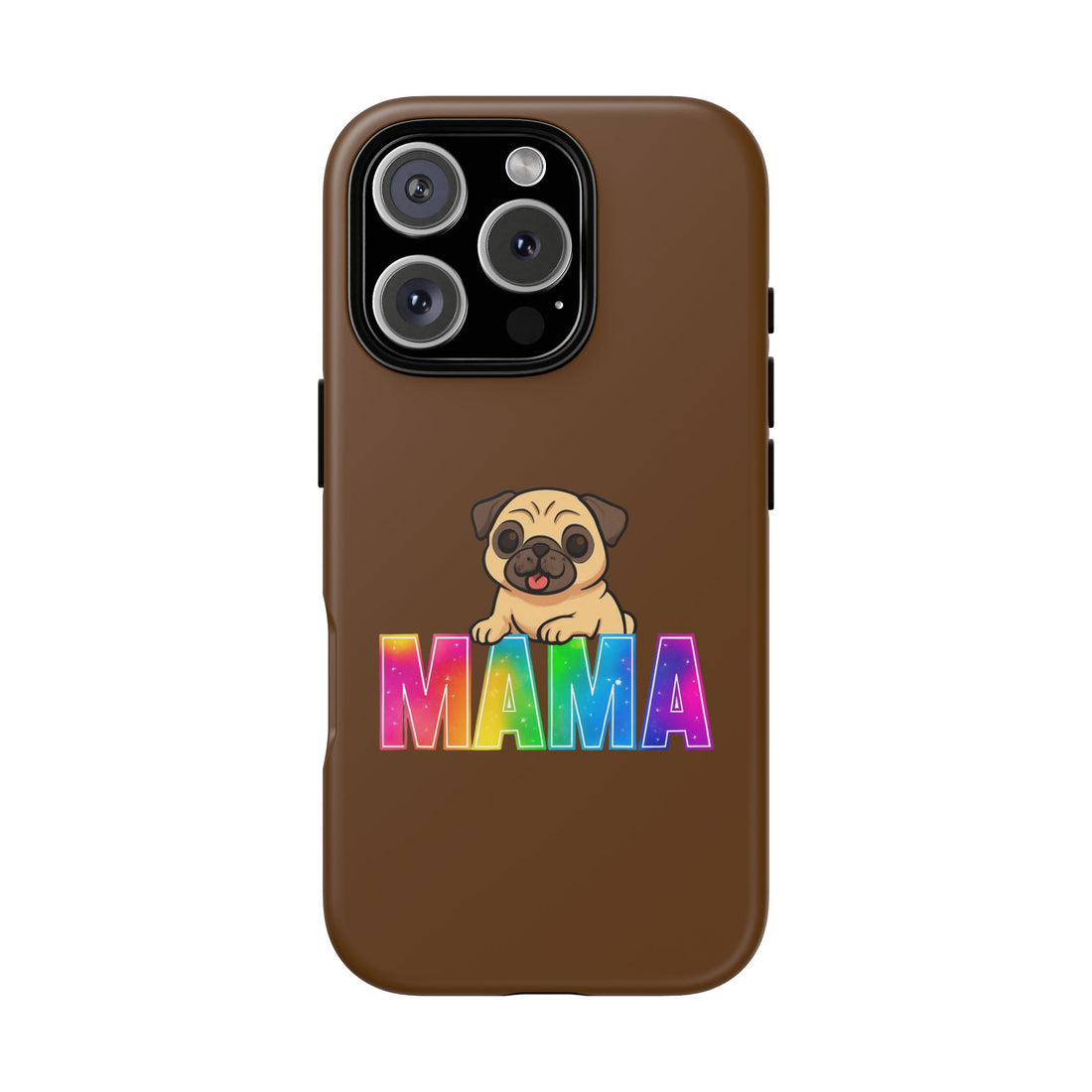 Colorful Pug Mama Phone Case