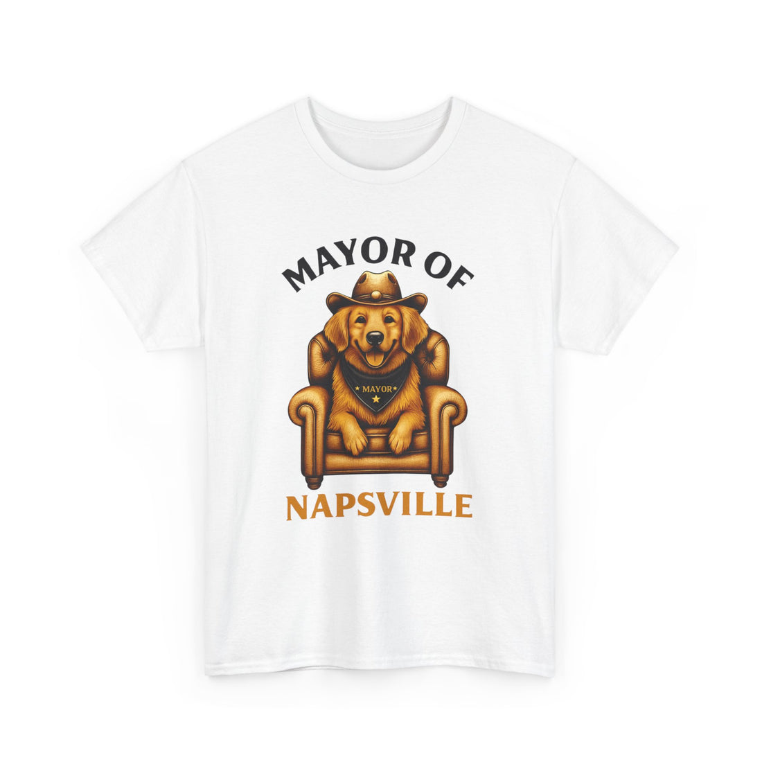 Funny Dog Lover Tee, Mayor of Napsville T-Shirt