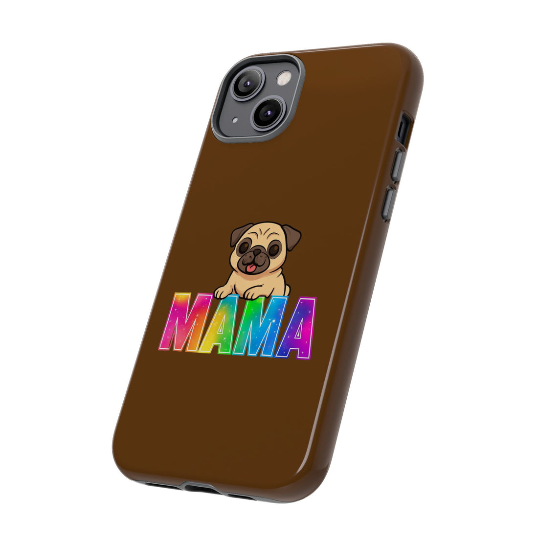 Colorful Pug Mama Phone Case