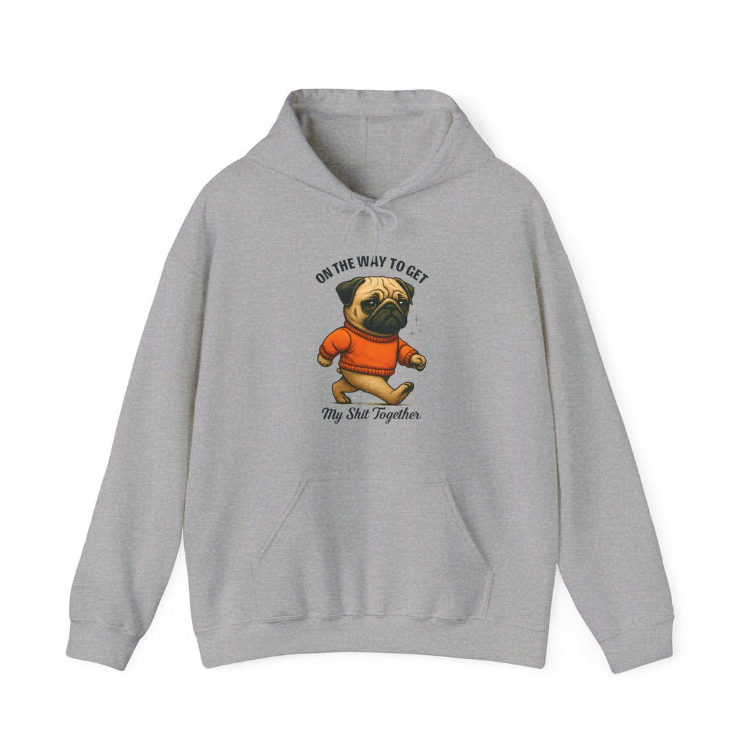 Pug Motivation Hoodie