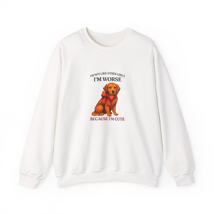 Cute Dog Themed Crewneck Sweatshirt