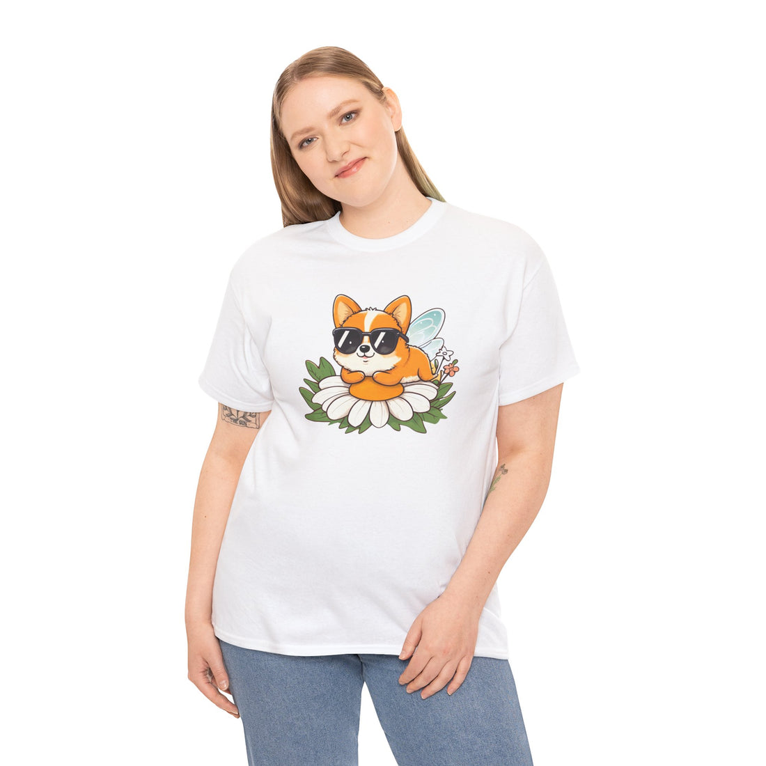 Cute Corgi Relaxing Tee