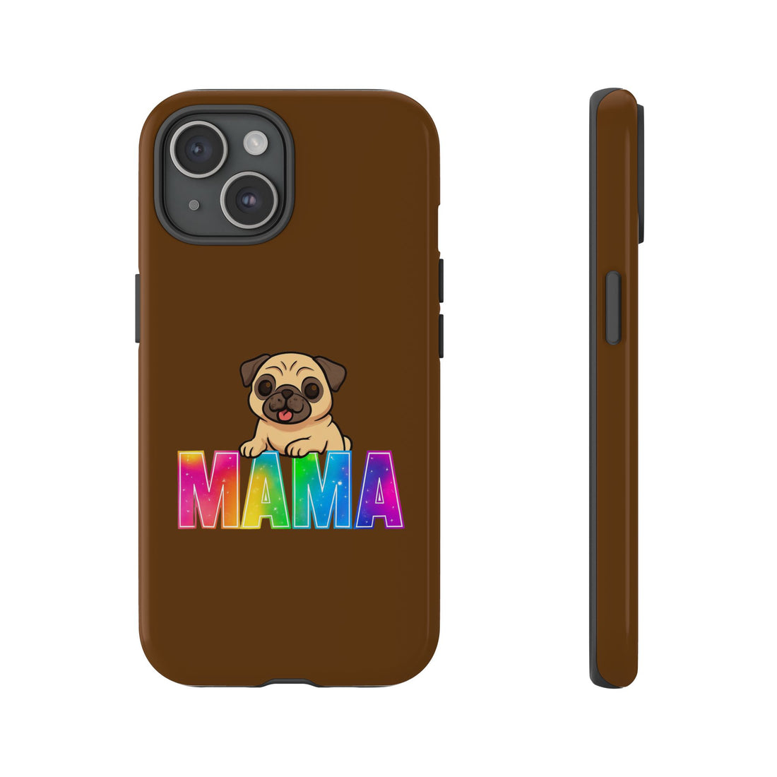 Colorful Pug Mama Phone Case