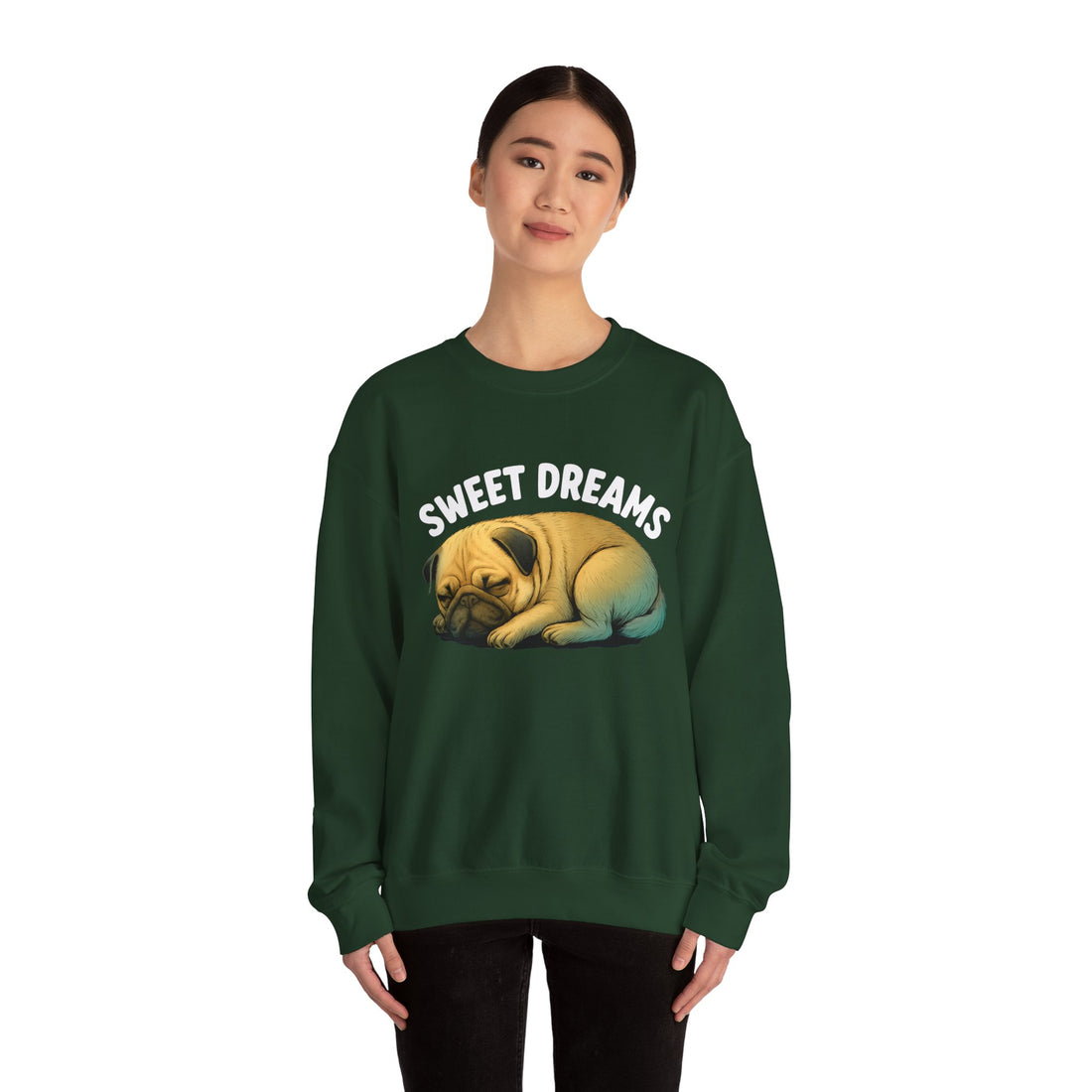 Cozy Pug Sweatshirt - Sweet Dreams