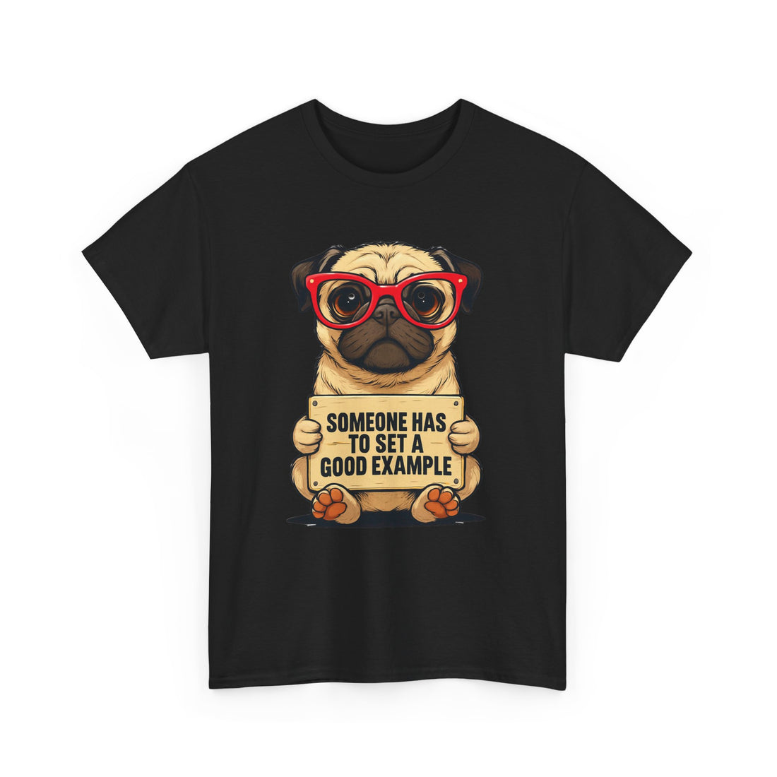 Pug Motivational Tee, Funny Dog T-Shirt