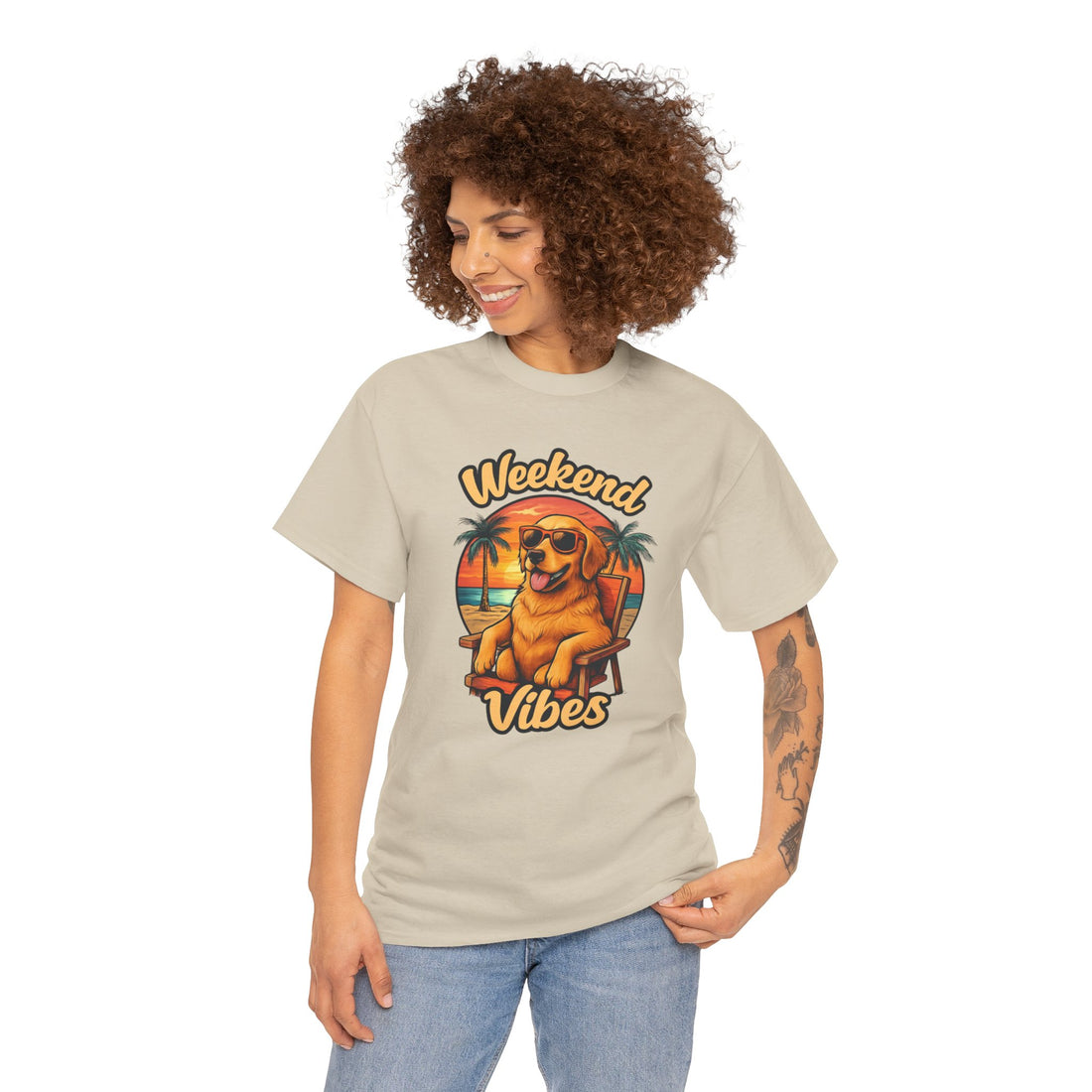 Weekend Vibes Unisex Heavy Cotton Tee