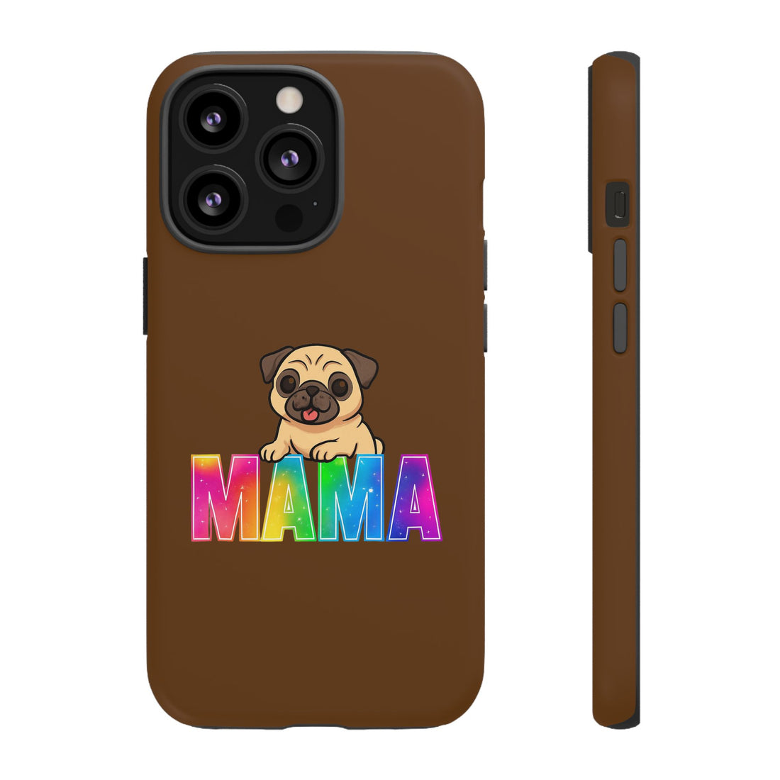 Colorful Pug Mama Phone Case