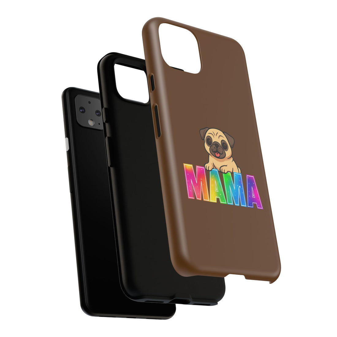 Colorful Pug Mama Phone Case
