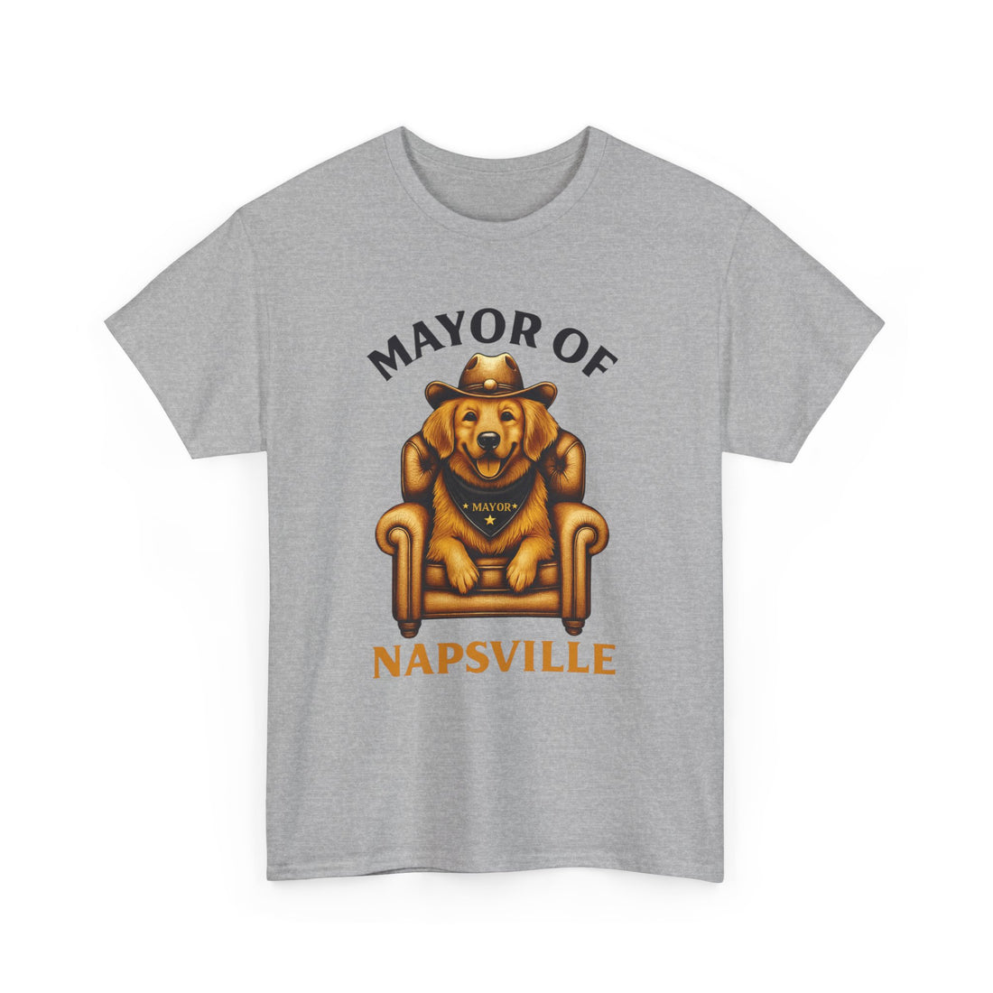 Funny Dog Lover Tee, Mayor of Napsville T-Shirt