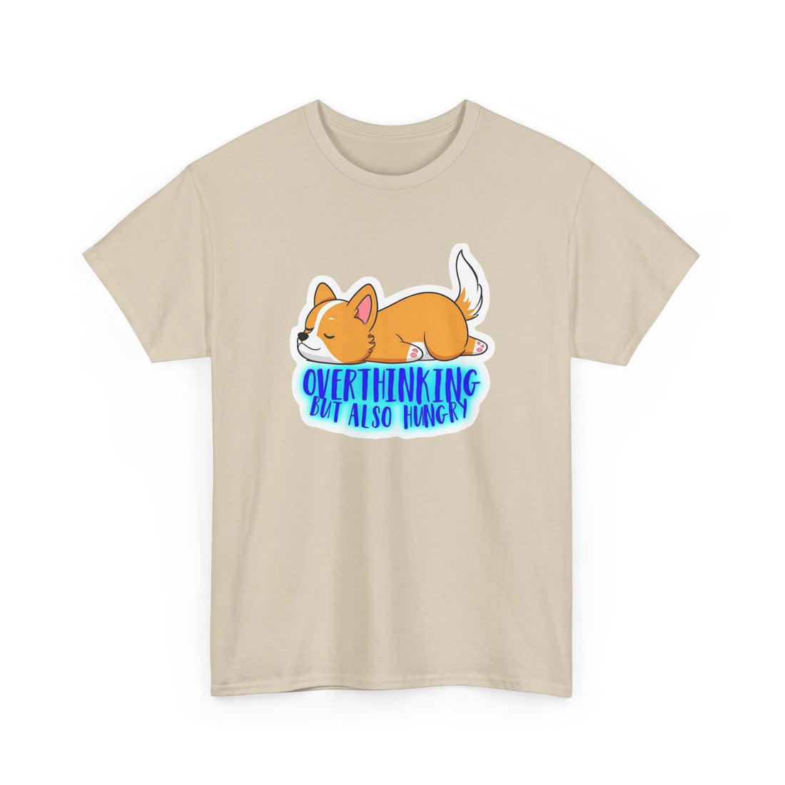 Overthinking Corgi Unisex Heavy Cotton Tee