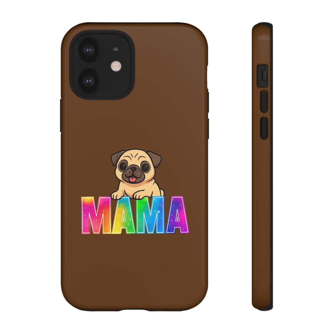 Colorful Pug Mama Phone Case