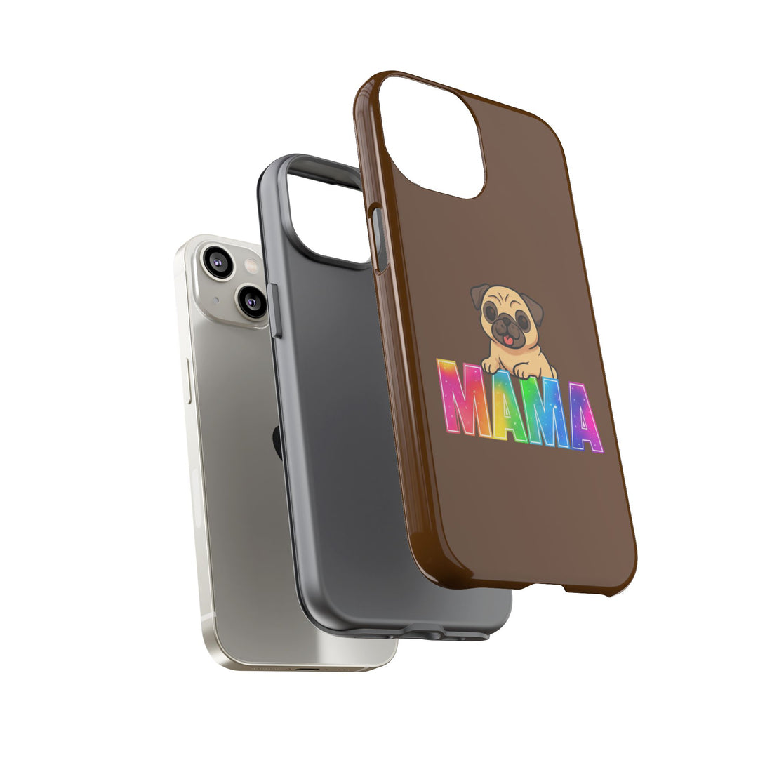 Colorful Pug Mama Phone Case