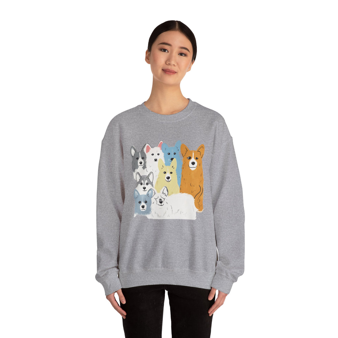 Corgi Parade Crewneck Sweatshirt